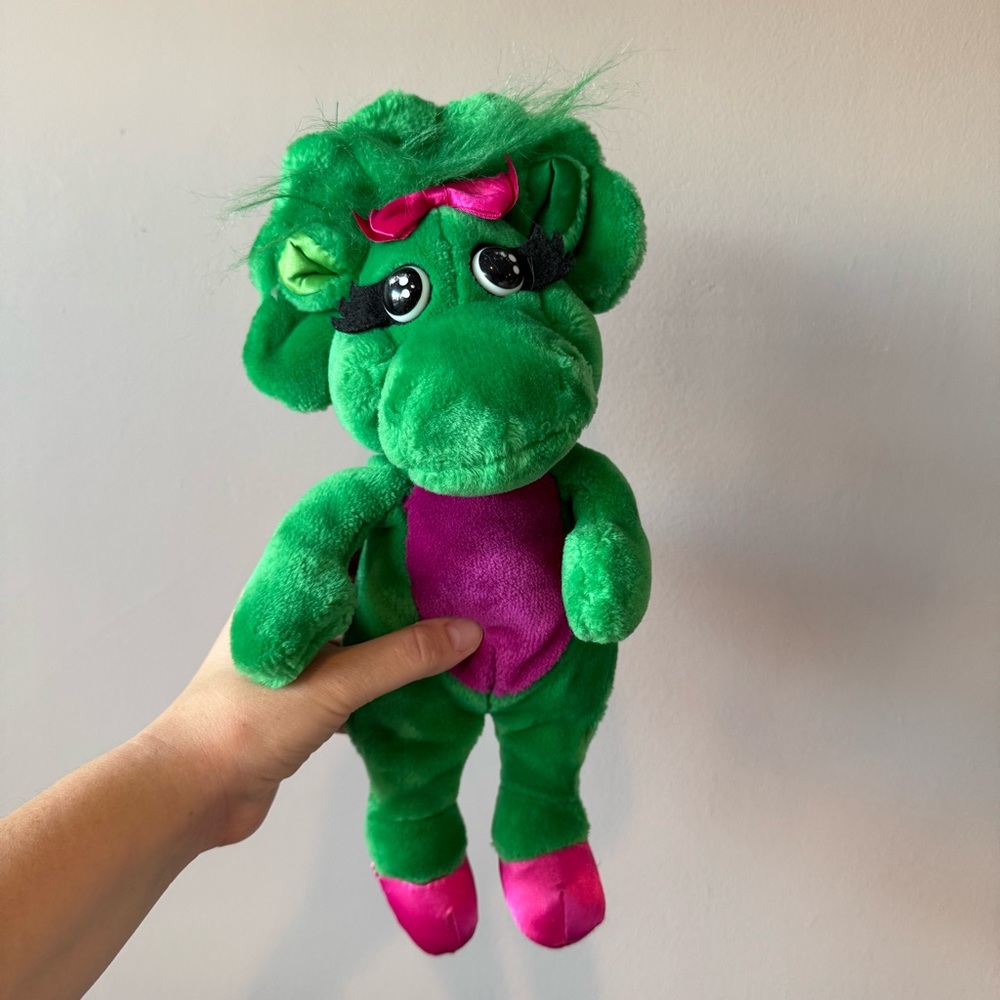Vintage‎ 1992 Barney Iconic Baby Bop Dinosaur Plush Stuffed Animal